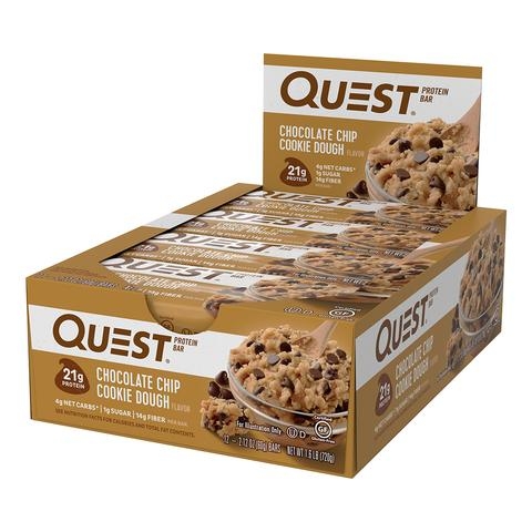 Quest Protein Bar, Baton Proteic, Cu Aroma De Fulgi De Ciocolata, 60g