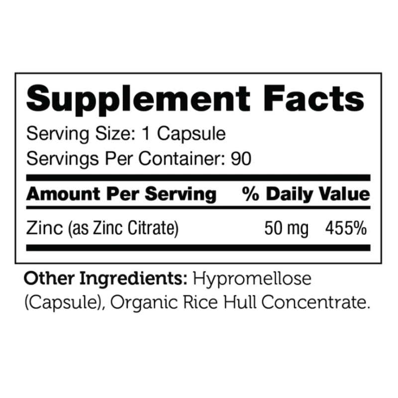 Zahler Zinc, Bioactive Zinc Citrate, Advanced Zinc Supplement, Zinc Citrat Bioactiv, 90 Tb