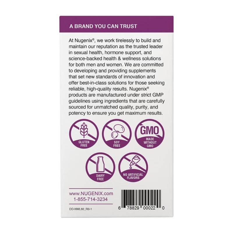 Nugenix Libido: Women's Sexual Vitality Booster, Formula Pentru Sustinerea Vitalitatii Sexuale Feminine, 60 Tb