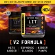 Gnc Beyond Raw Lit V2 Pre-workout With Passion Orange Guava Flavor, Pre-workout Cu Aroma De Passion Orange Guava, 468 G