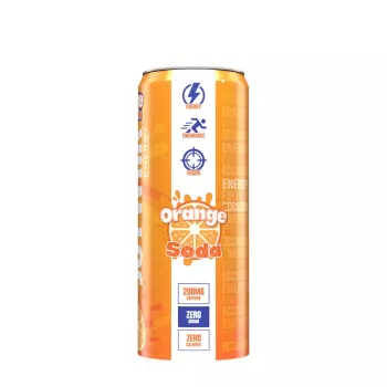 Jst Wrk Energy Drink, Bautura Energizanta Carbogazoasa Cu Aroma De Portocale, 355 Ml