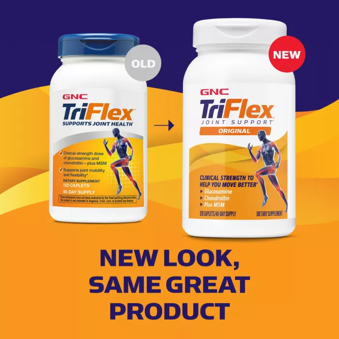 Gnc Triflex, Glucozamina, Msm Si Condroitina Pentru Articulatii Sanatoase, 120 Tb