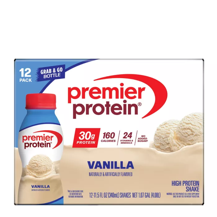Premier Protein Protein Shake Vanilla, Shake Proteic Cu Aroma De Vanilie, 340 Ml