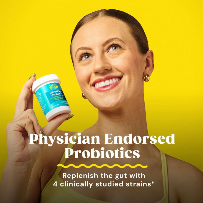 Gnc Gut Health 150 Billion Probiotic, Probiotic Lab4, Formula Studiata Clinic, 150 Miliarde Ufc Culturi Vii, Pentru Digestie Si Microbiom, 20 Cps