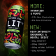 Gnc Beyond Raw  Lit V2 On-the-go Pre-workout Gummy Worm, Bautura Pre-workout Rtd, 473 Ml