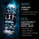 Gnc Beyond Raw Lit V2 On-the-go Pre-workout Gummy Shark, Bautura Pre-workout Rtd, 473 Ml