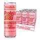 Barebells Protein Soda With Strawberry Flavor, Bautura Proteica Carbogazoasa Cu Aroma De Capsuni, 355 Ml