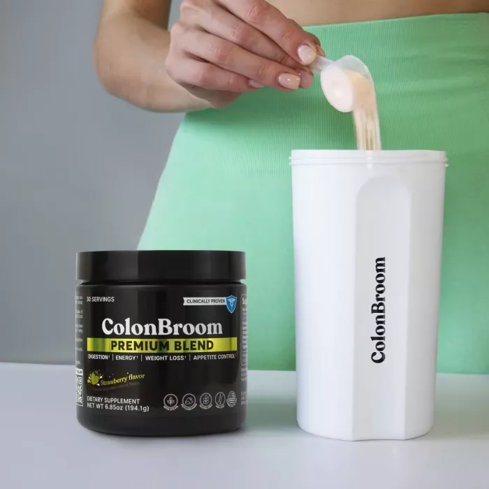 Colonbroom Psyllium Premium Blend, Formula Pentru Digestie Si Energie ,194.1 G
