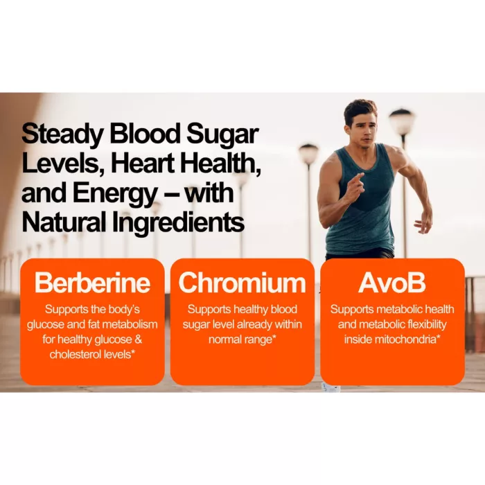 Metavo Advanced Glp-1 Glucose Metabolism Support, Suport Avansat Pentru Metabolismul Glucozei Si Glp-1, 180 Cps