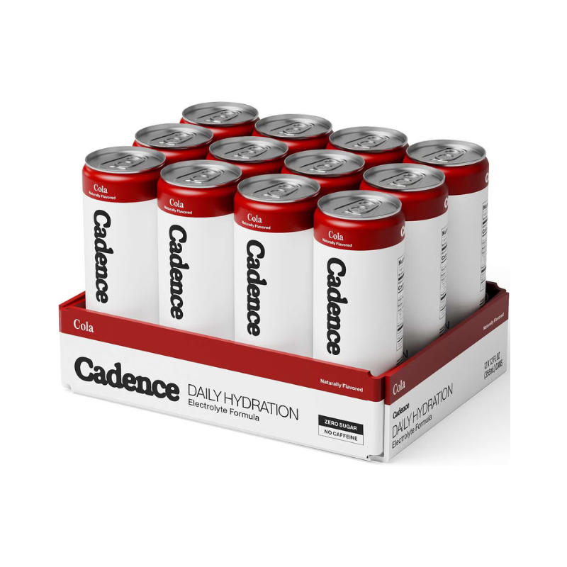 Cadence Daily Hydration Cola, Bautura Carbogazoasa Cu Electroliti Cu Aroma De Cola, 355 Ml