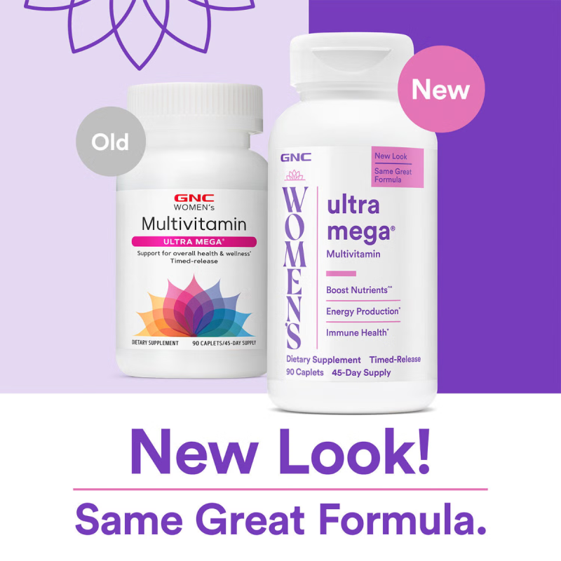 Gnc Women's Ultra Mega Multivitamine Pentru Femei, 90 Tb