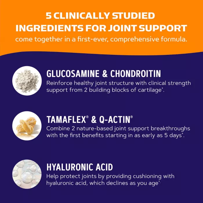 Gnc Triflex Joint Support Complete Care, Formula Completa Pentru Sanatatea Articulatiilor, 120 Tb