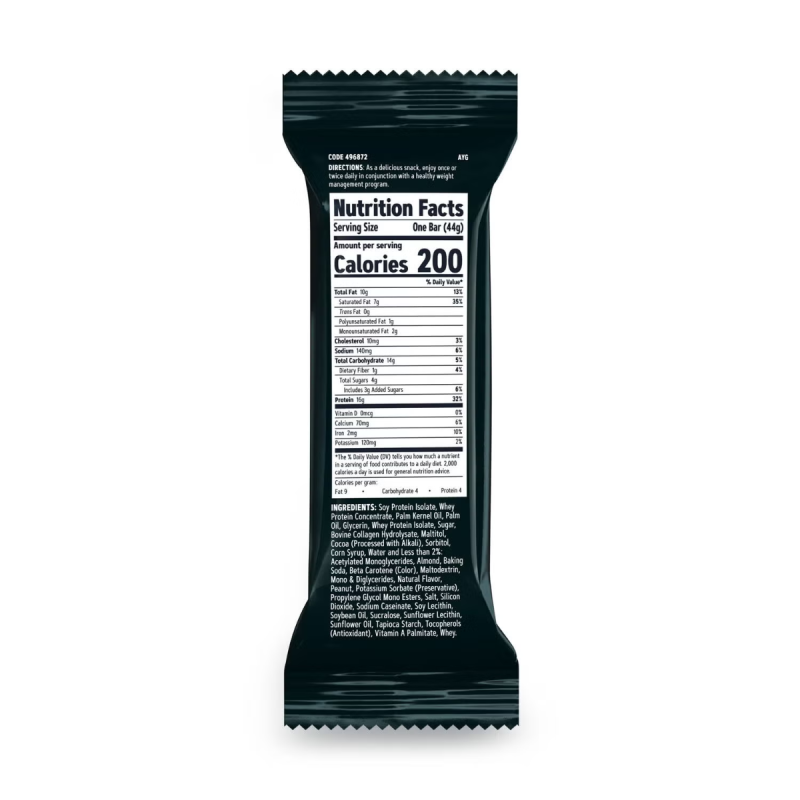 Gnc Total Lean Layered Lean Bar, Baton Proteic Cu Aroma De Mousse De Ciocolata, 44g