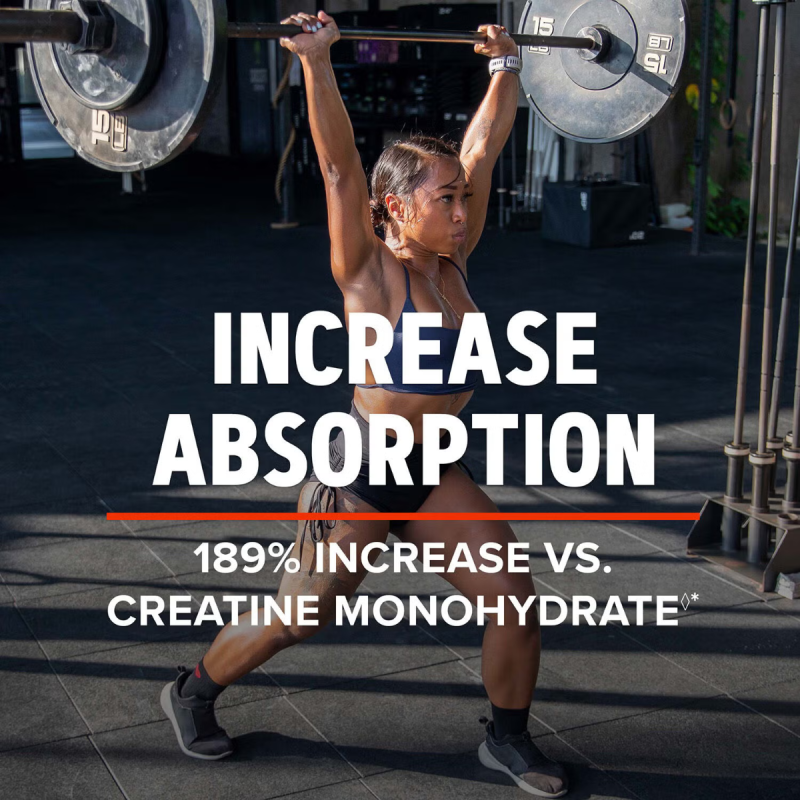 Gnc Amp Creatine Hcl 189, Creatina Hidroclorid Cu Administrare Si Absorbtie Rapida, 240 Tb