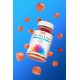 Gnc Women's Hair, Skin & Nails Strawberry , Jeleuri Cu Biotina Si Vitamine Pentru Frumusetea Parului, Pielii Si Unghiilor, 60 Jeleuri