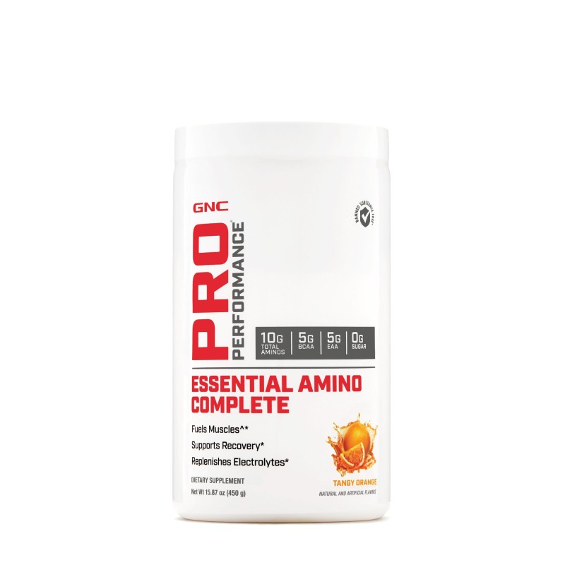 Pro performance essential amino complete aminoacizi cu aroma de mandarine (450 g), GNC Live Well