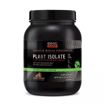 Gnc Amp Plant Isolate Proteina Vegana Cu Aroma De Ciocolata Si Alune, 929,6 G