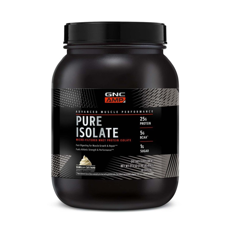 Proteina izolata din zer cu aroma de vanilie (896 g), GNC Live Well