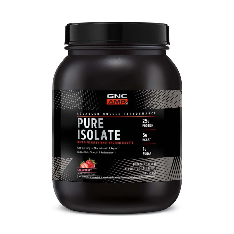 Proteina izolata din zer cu aroma de capsuni (882 g), GNC Live Well