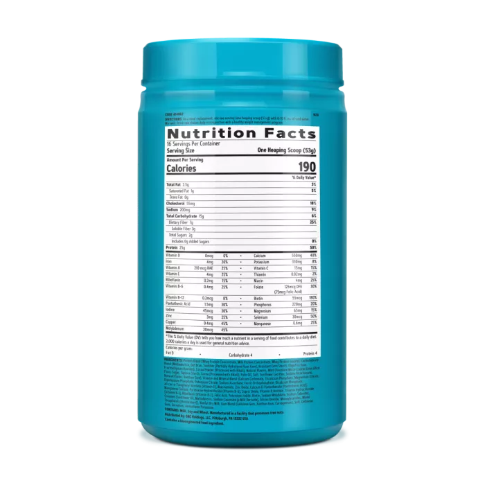 Gnc Total Lean Lean Shake 25, Shake Proteic Cu Aroma De Ciocolata Si Menta, 848 G Gnc Total Lean Lean Shake 25, Shake Proteic Cu Aroma De Ciocolata Si Menta, 848 G