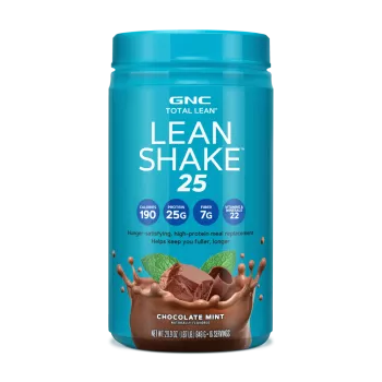 Gnc Total Lean Lean Shake 25, Shake Proteic Cu Aroma De Ciocolata Si Menta, 848 G