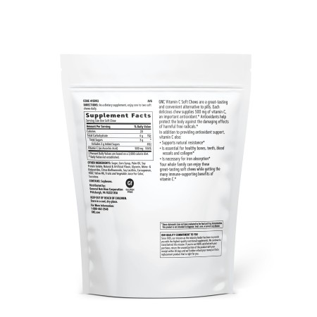 Vitamina C 500 Mg masticabila (60 Caramele), GNC Live Well