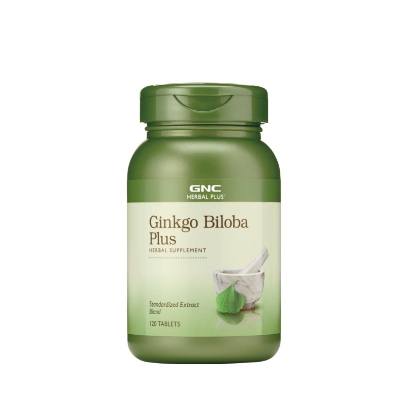 Herbal Plus Ginkgo Biloba Plus (120 tablete), GNC Live Well