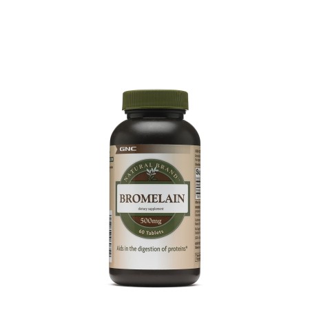 Natural Brand Bromelaina 500mg (60 Tb), GNC Live Well