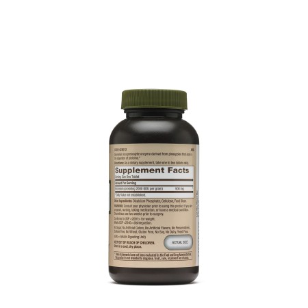 Natural Brand Bromelaina 500mg (60 Tb), GNC Live Well
