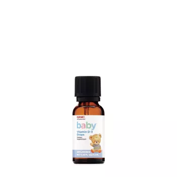 Gnc Milestones Baby Vitamin D-3 Drops, Vitamina D-3 Picaturi Pentru Bebelusi Naturala 100% Din Lanolina, 7.5 Ml Gnc Milestones Baby Vitamin D-3 Drops, Vitamina D-3 Picaturi Pentru Bebelusi Naturala 100% Din Lanolina, 7.5 Ml