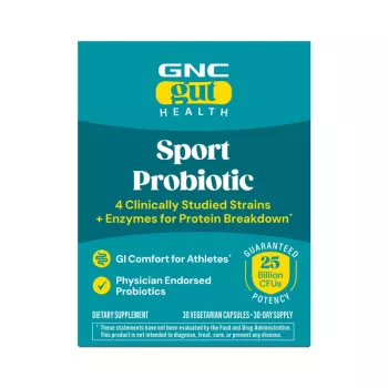 Gnc Gut Health Probiotic Sport, Probiotic Sport Lab4 Studiat Clinic, 25 Miliarde Culturi Vii, 30 Cps