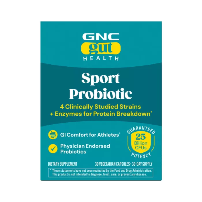 Gnc Gut Health Probiotic Sport, Probiotic Sport Lab4 Studiat Clinic, 25 Miliarde Culturi Vii, 30 Cps
