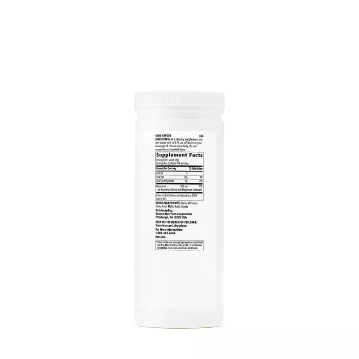 Gnc Magneziu Pudra Cu Aroma De Lamaie Pentru Sanatatea Inimii Si Sistemului Nervos, 336 G Gnc Magneziu Pudra Cu Aroma De Lamaie Pentru Sanatatea Inimii Si Sistemului Nervos, 336 G