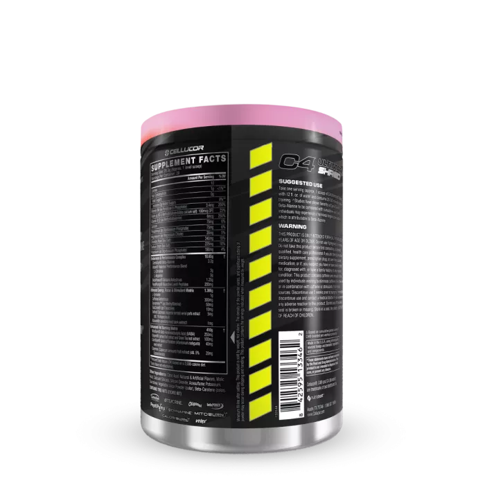 Cellucor C4 Ultimate Shred Pre-workout, Formula Avansata Pentru Definire Cu Aroma De Limonada Roz, 406 G Cellucor C4 Ultimate Shred Pre-workout, Formula Avansata Pentru Definire Cu Aroma De Limonada Roz, 406 G