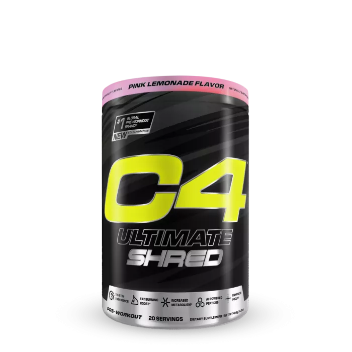 Cellucor C4 Ultimate Shred Pre-workout, Formula Avansata Pentru Definire Cu Aroma De Limonada Roz, 406 G Cellucor C4 Ultimate Shred Pre-workout, Formula Avansata Pentru Definire Cu Aroma De Limonada Roz, 406 G