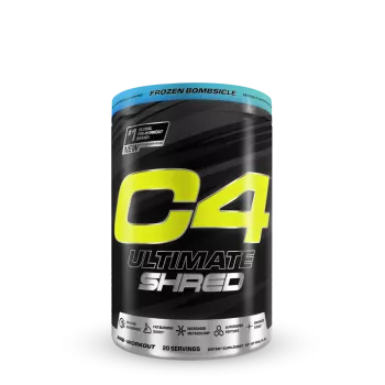 Cellucor C4 Ultimate Shred Pre-workout, Formula Avansata Pentru Definire Cu Aroma De Frozen Bombsicle, 406 G