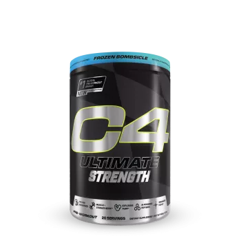 Cellucor C4 Ultimate Strenght Pre-workout, Formula Avansata Pentru Forta Cu Aroma De Frozen Bombsicle, 550 G