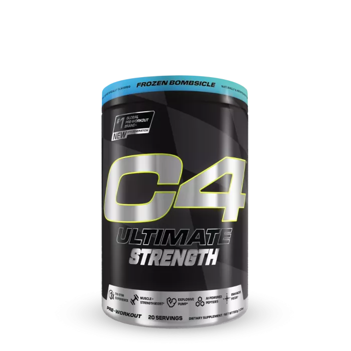 Cellucor C4 Ultimate Strenght Pre-workout, Formula Avansata Pentru Forta Cu Aroma De Frozen Bombsicle, 550 G Cellucor C4 Ultimate Strenght Pre-workout, Formula Avansata Pentru Forta Cu Aroma De Frozen Bombsicle, 550 G