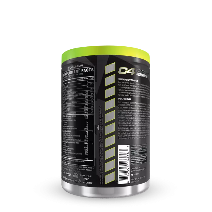 Cellucor C4 Ultimate Strenght Pre-workout, Formula Avansata Pentru Forta Cu Aroma De Mar Verde Acrisor, 558 G Cellucor C4 Ultimate Strenght Pre-workout, Formula Avansata Pentru Forta Cu Aroma De Mar Verde Acrisor, 558 G