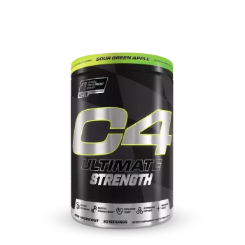 Cellucor C4 Ultimate Strenght Pre-workout, Formula Avansata Pentru Forta Cu Aroma De Mar Verde Acrisor, 558 G