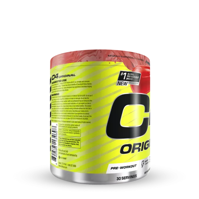 Cellucor C4 Original Pre-workout Cherry Popsicle, Formula Pre-antrenament Cu Aroma De Cirese, 249 G Cellucor C4 Original Pre-workout Cherry Popsicle, Formula Pre-antrenament Cu Aroma De Cirese, 249 G