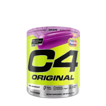 Cellucor C4 Original Pre-workout Grape Popsicle, Formula Pre-antrenament Cu Aroma De Struguri, 246 G
