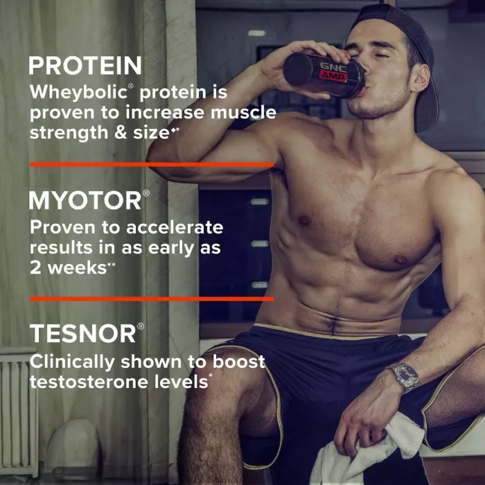 Gnc Amp Wheybolic Alpha Myotor, Proteina Din Zer Cu Aroma De Biscuiti Cu Crema, 1276 G Gnc Amp Wheybolic Alpha Myotor, Proteina Din Zer Cu Aroma De Biscuiti Cu Crema, 1276 G