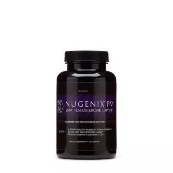 Nugenix Pm - Zma Testosterone Support, Formula Pentru Cresterea Productiei De Testosteron, 120 Cps