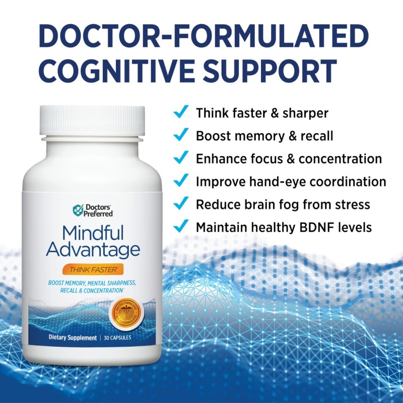 Doctors' Preferred Mindful Advantage, Supliment Pentru Sanatatea Cognitiva, 30 Cps