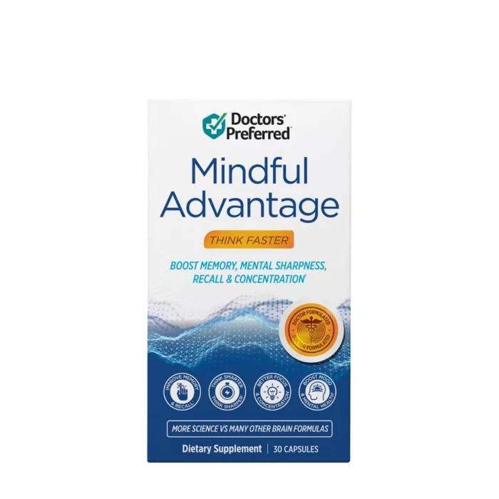 Doctors' Preferred Mindful Advantage, Supliment Pentru Sanatatea Cognitiva, 30 Cps Doctors' Preferred Mindful Advantage, Supliment Pentru Sanatatea Cognitiva, 30 Cps