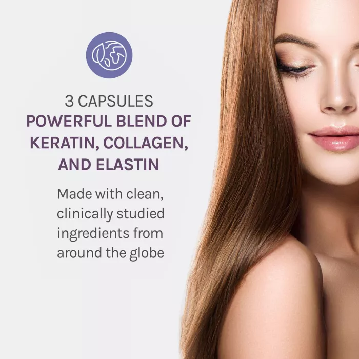 Resvitále Beauty 3, Formula Pentru Par, Piele Si Unghii Cu Colagen, Keratina Si Elastina, 90 Cps Resvitále Beauty 3, Formula Pentru Par, Piele Si Unghii Cu Colagen, Keratina Si Elastina, 90 Cps