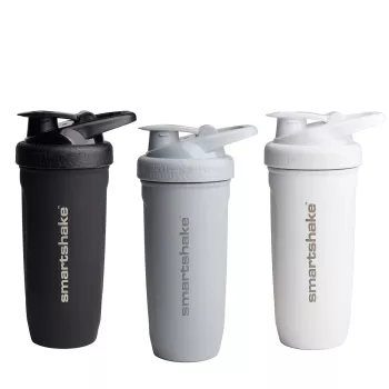 Smartshake Reforce Shaker Din Inox Gri, 900 Ml
