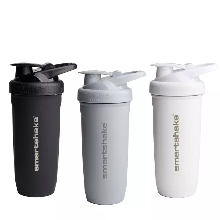 Smartshake Reforce Shaker Din Inox Gri, 900 Ml Smartshake Reforce Shaker Din Inox Gri, 900 Ml