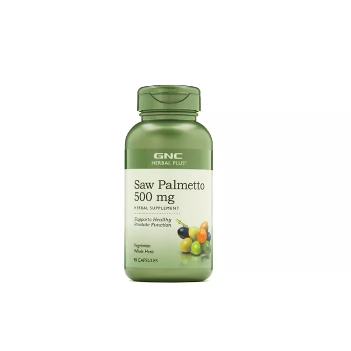 Gnc Herbal Plus Saw Palmetto 500 Mg, Extract Din Palmier Pitic, 90 Cps Gnc Herbal Plus Saw Palmetto 500 Mg, Extract Din Palmier Pitic, 90 Cps
